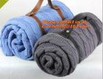 Portable Plain Cable Knit Sofa Blanket Thin 100 Cotton Blanket, blanket, carpet,