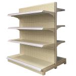 Durable Supermarket Display Shelf Metal Single Sided Supermarket Rack