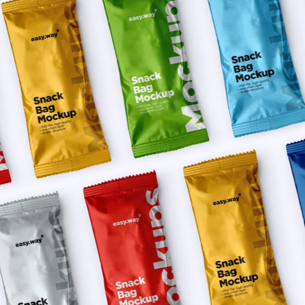 Colorful Gravure Printing Aluminum Foil Bags Pouches Metallized Film For Food