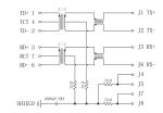LPJ0014BBNL RJ45 Modular Jack socket w. Transfomer 10/100 Mbit