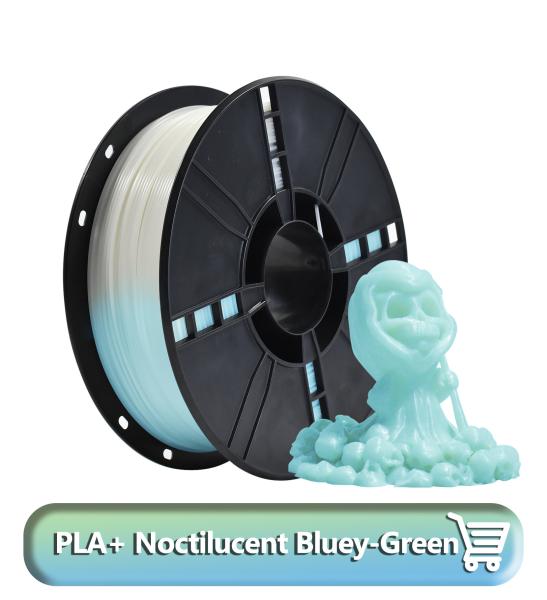 Buy cheap PLA Filament 3D Printer Filament 1.75mm Glow Blue-Green 1kg 3d Printing from wholesalers