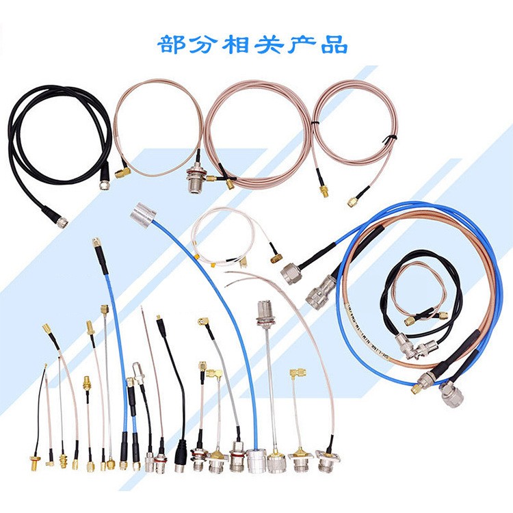 Flexible Coaxial RF Cable Assemblies MMCX Semi Rigid Coax Cable 6GHz