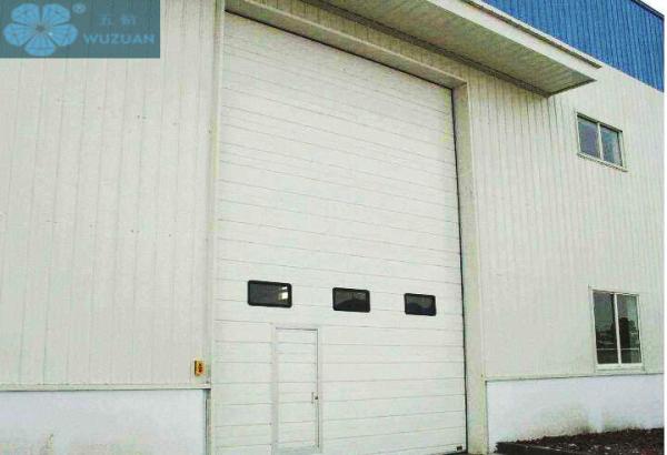 Buy cheap 500mm Panel 4000mm Length Industrial Overhead Door For Factory from wholesalers
