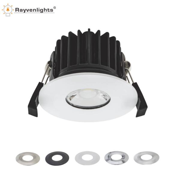 Buy cheap 8W COB color changing temperature IP65 Fire rated light CCT kitchen LED recessed cob downlight from wholesalers