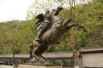 Buy cheap Bronze Great Man Riding Horse Statue Bronze Man & Horse Sculpture from wholesalers