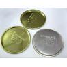 Buy cheap Eco friendly Round Food Black Aluminum Can Bottom Easy Open Can Covers from wholesalers