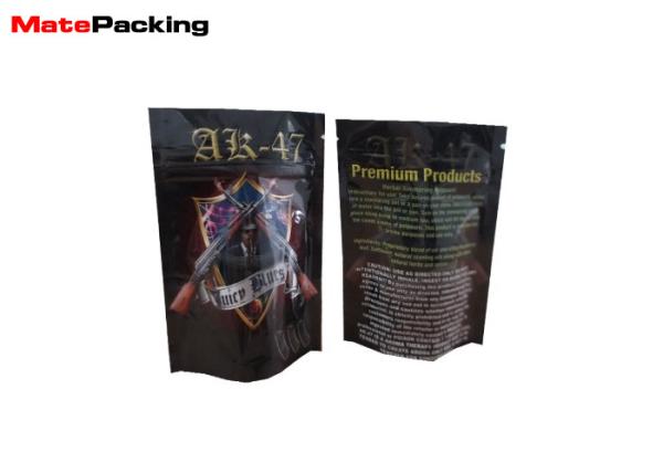 Buy cheap Stand Up Aluminum Foil Plastic Tobacco Pouch Child Proof Zipper Bags Moisture Proof from wholesalers