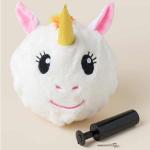 Unisex Fuzzy Ball 9 inch Unicorn Stuffed Animal Accepted OEM ODM