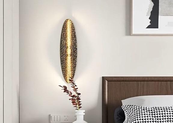 Buy cheap Copper wall lamp living room background wall modern simple bedroom bedside lamp creative personality retro art decoration lamp from wholesalers