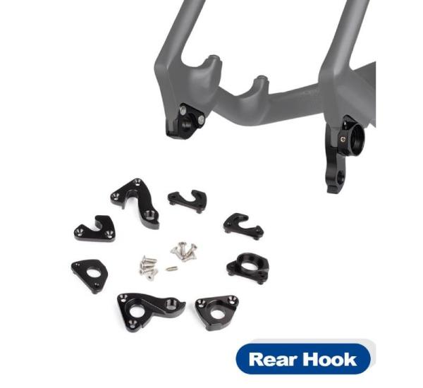 Buy cheap Thru Axle Rear Derailleur Bracket Mount Hanger Carbon Road Bike Mountain Bicycle Frame from wholesalers