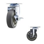 100mm Wheel TPR Swivel Side Brake Medium Duty Casters
