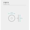 Buy cheap Diameter 11.5mm Black Screw Caps Cabinet Fittings For Flat Packed Furniture from wholesalers