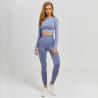 Buy cheap Seamless Women's Yoga Apparel Gym Fitness Clothing , Women Long Sleeve Yoga Activewear from wholesalers