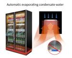 Supermarket Commercial Beverage Refrigerator Vertical Height 1965mm