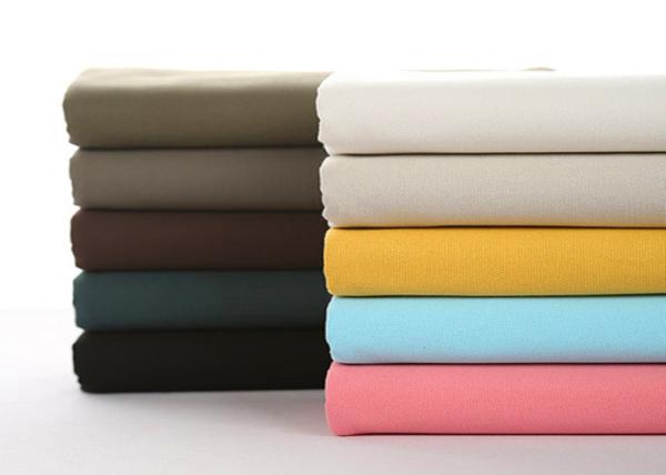 Buy cheap High Purity 100 Cotton Canvas / Dyeing Cotton Fabric Tear - Resistan from wholesalers