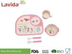 Buy cheap Eco - Friendly Bamboo Childrens Dinner Set , Natrural Bamboo Kids Set For BBQ from wholesalers
