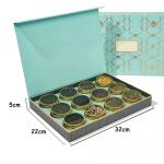 OEM / ODM Tea Packaging Box , Custom Metal Tea Canister With Lid