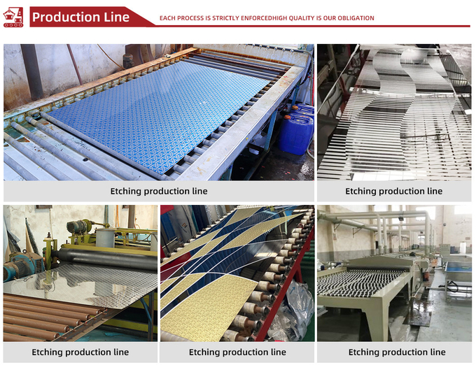 High Quality SS 304 316 Decorative Metal Sheets Customized Design Pattern Etched Stainless Steel Sheet