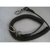 Buy cheap Anti-drop spring coil lanyard good black tool safety lanyard leash spiral key chain cord from wholesalers