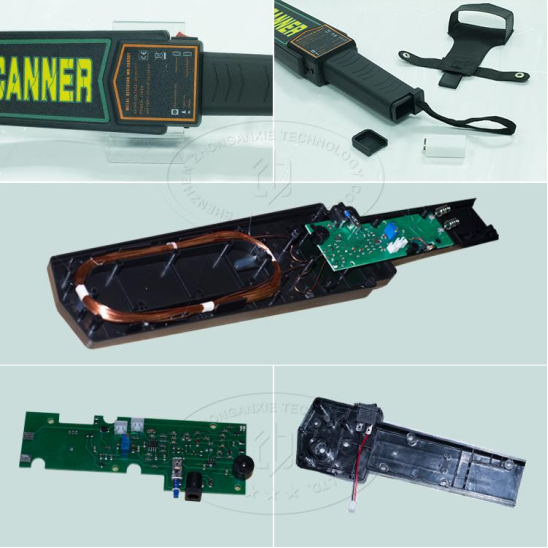 Energy Smart Handheld Metal Detector 20 KHz 415mm X 85mm X 45mm