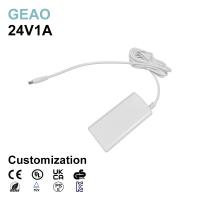 Buy cheap 24V 1A AC DC Desktop Power Adapter Supply 5Volt 6V 9V 12V 15V 16V product