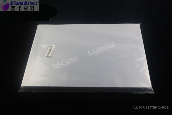 High Adhesion 40Mpa 0.04mm RF Card PVC Overlay Sheet