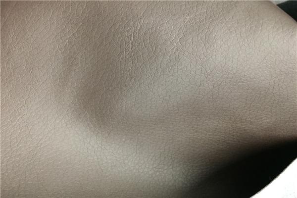 Buy cheap Brown Sofa Leather Fabric 0.8 Mm Thickness Abrasion - Resistant Eco - Friendly from wholesalers