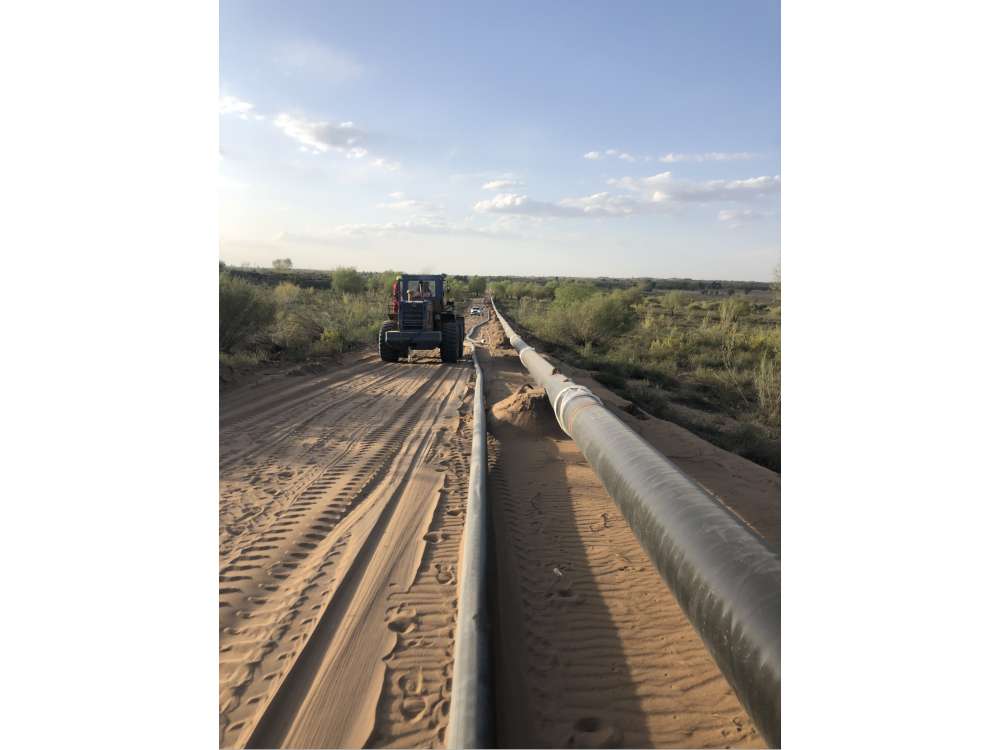 UHMWPE PVC Polyethylene Pipe Gas Line 6mm Thickness Underground