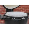 Buy cheap 61cm Ceramic Black 24 Inch Kamado Grill Bamboo Shelves And Handle from wholesalers