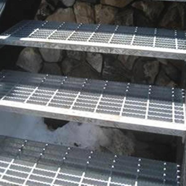 Buy cheap Safety Q235 Silver Color 2mm Galvanized Steel Grating For Stair Tread from wholesalers