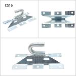 Steel Iron Anchoring Universal Pole Bracket Optical Aluminum Alloy Mounting