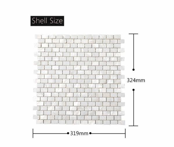 Buy cheap Morden Luxury White Pearl Mosaic Tile Brick Design For Wall Cabinet Chair from wholesalers