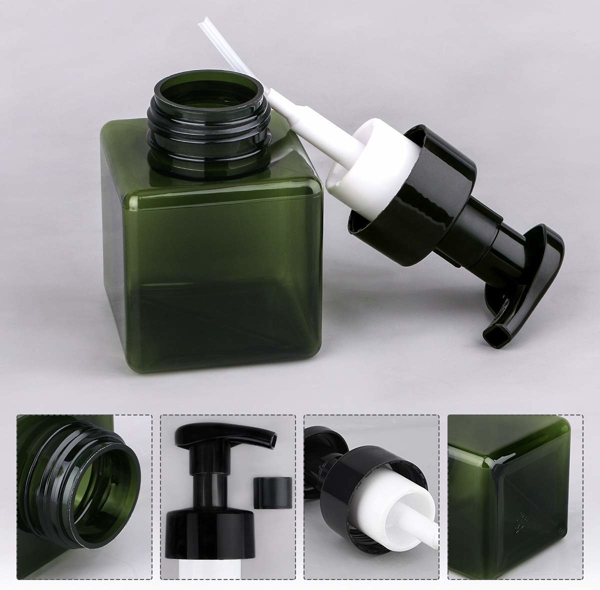 Lightweight Foam Pump Dispenser Bottle For Shampoo Shower Gel Variety Colors