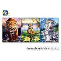 Buy cheap images Change Effect 3D Lenticular Flips Picture With Lion / Tiger Animal product