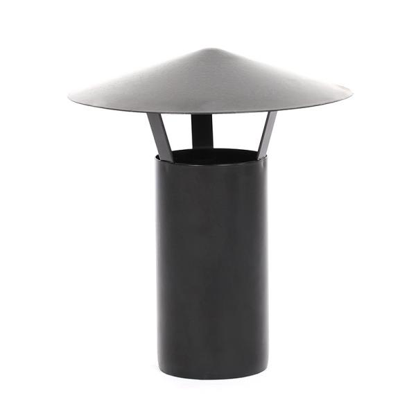 Buy cheap Rain Cap Single Wall Stove Pipe , Black Chimney Pipe EN1856-2 Standard from wholesalers