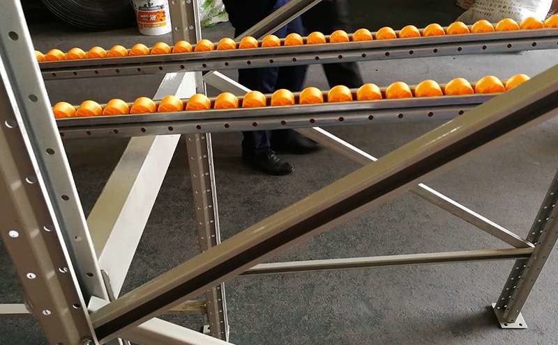 500kg Roller Storage Rack 2500mm Warehouse Roller Rack System