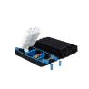Buy cheap mechanical sealing outdoor fiber optic enclosure ABS PP 4 trays from wholesalers
