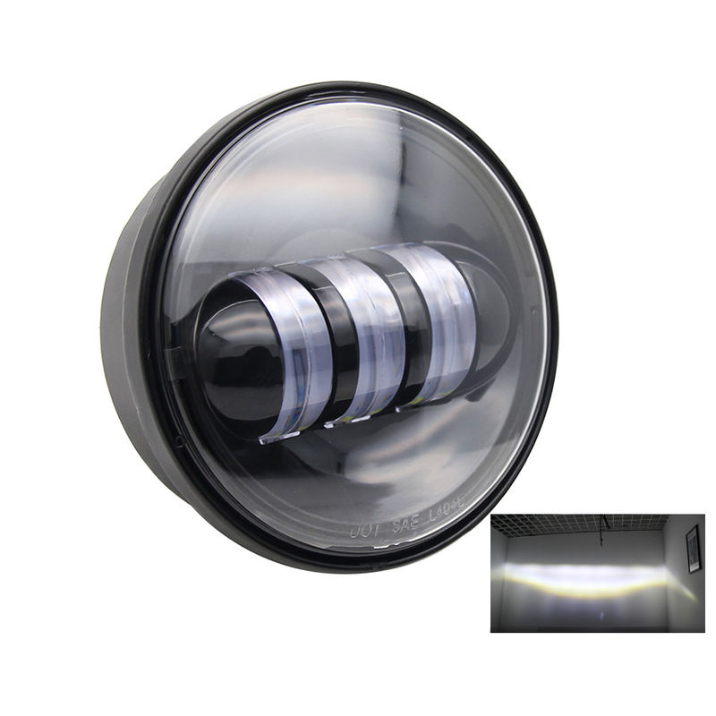 30Watt Led Harley Davidson Fog Light For Jeep Wrangler Jk / 6000K Xenon White Auto Fog Lamps