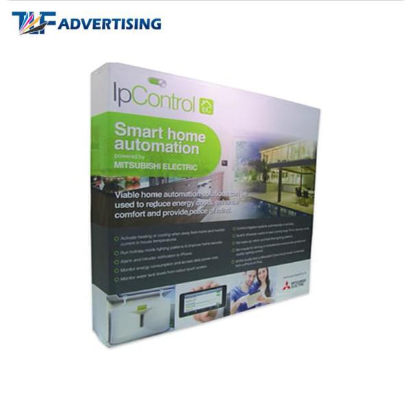 Buy cheap Custom Printed Trade Show Backdrop Displays , Portable Exhibition Displays Flame Resistant from wholesalers