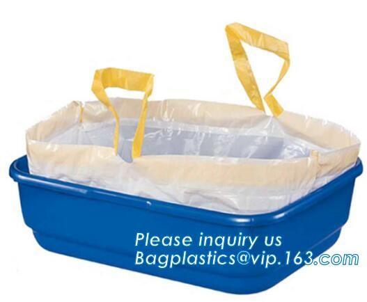 Buy cheap CAT PAN LINERS, DRAWSTRING CAT LITTER TRAY LINERS, CAT LITTER BAGS, CAT PET BAGS, WASTE BAGS, POOP BAGS, DRAWTAPE BAGS, from wholesalers