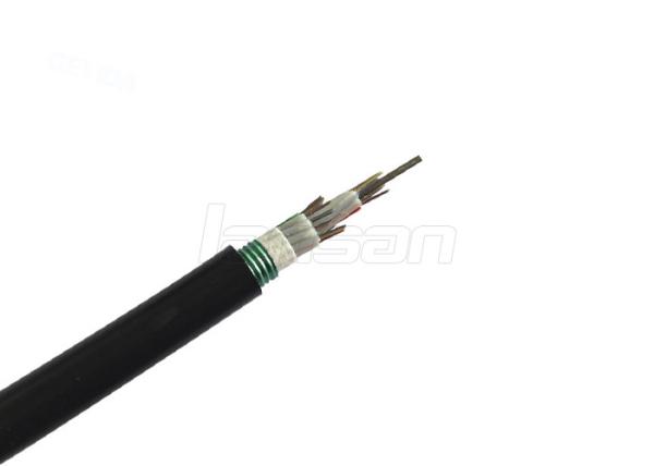 Buy cheap PE GYTS 12 Core Optical Fiber Cable , Outdoor OS2 Single Mode Fiber Cable from wholesalers