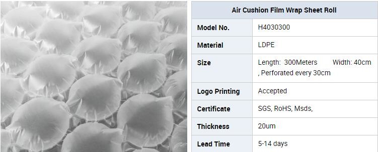 cushion pillow/air cushioning bags, inflatable beach pillow bag, toner cartridge air column bag, inflatable air bag for