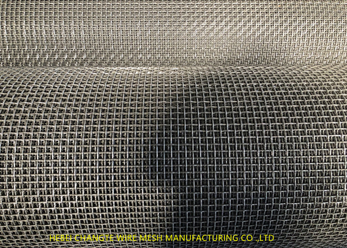 Plain Weave 28*28mm Lock Crimped Woven Wire Mesh