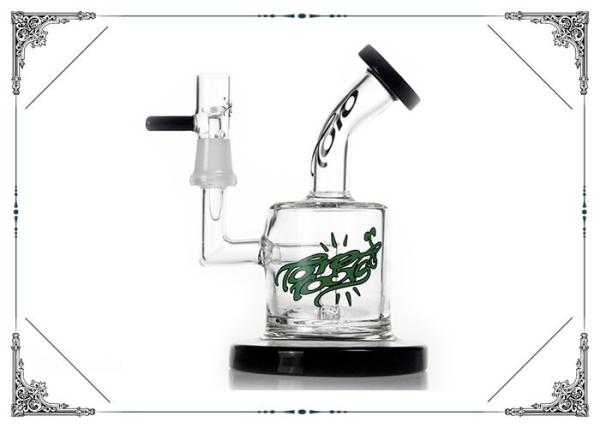 Buy cheap Mini Toro Glass Dab Oil Rigs With Percolator Hookah Bong Black Mouth And Base from wholesalers