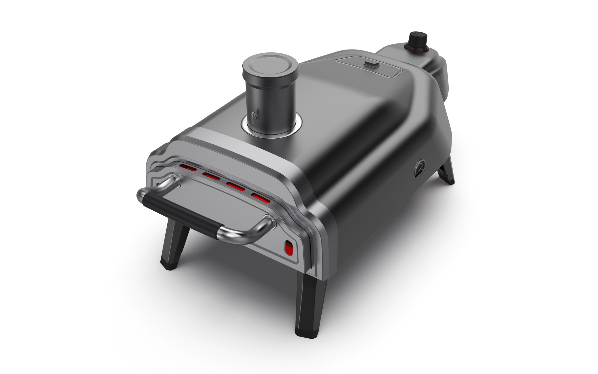 Ignition Piezo Ignition 14 16 Inch Gas Pellet Stove Pizza Maker with Rotating Stone