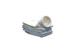 100% Polyester Material Oval Dust Filter Bag Precise Cutting Acid Resist Size