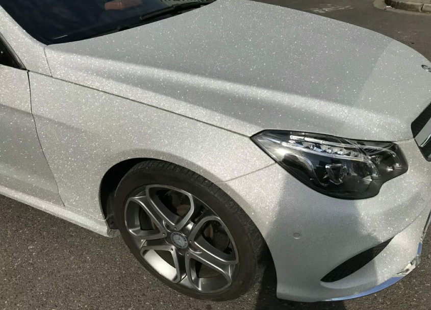 Practical Metallic Silver Auto Paint Anti UV , Nontoxic Silver Colour Spray For Car