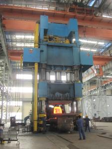 Buy cheap 800 Ton Hot Forging Open Die Hydraulic Press Machine , Metal Press Machine from wholesalers