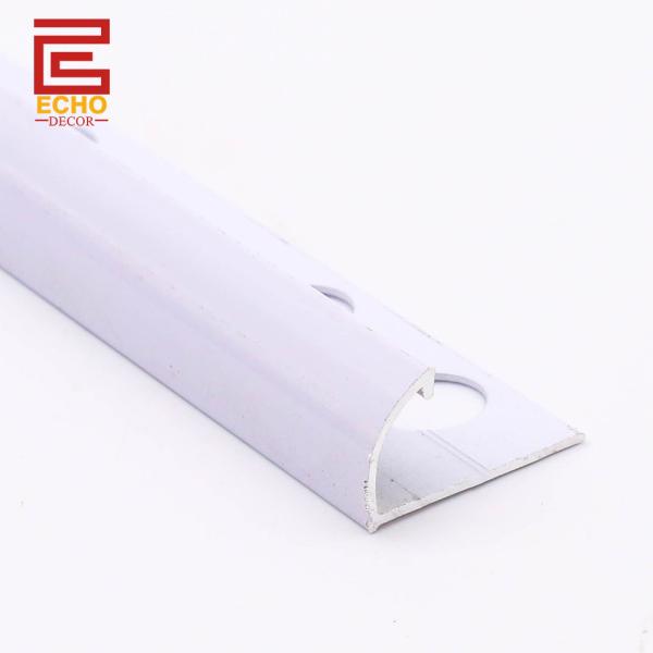 Buy cheap White 1 4 Quarter Round Aluminum Tile Trim 12mm Tile Edging from wholesalers