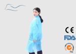 Buy cheap 35G Disposable Non Woven Lab Coat Knitted Cuffs Type L / XL / XXL Size from wholesalers
